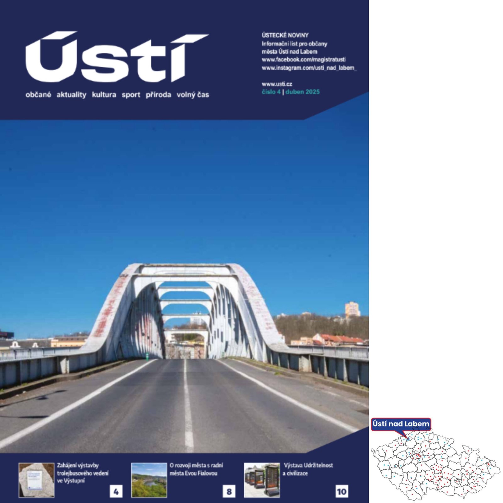 ustecke noviny titulka 2025 04